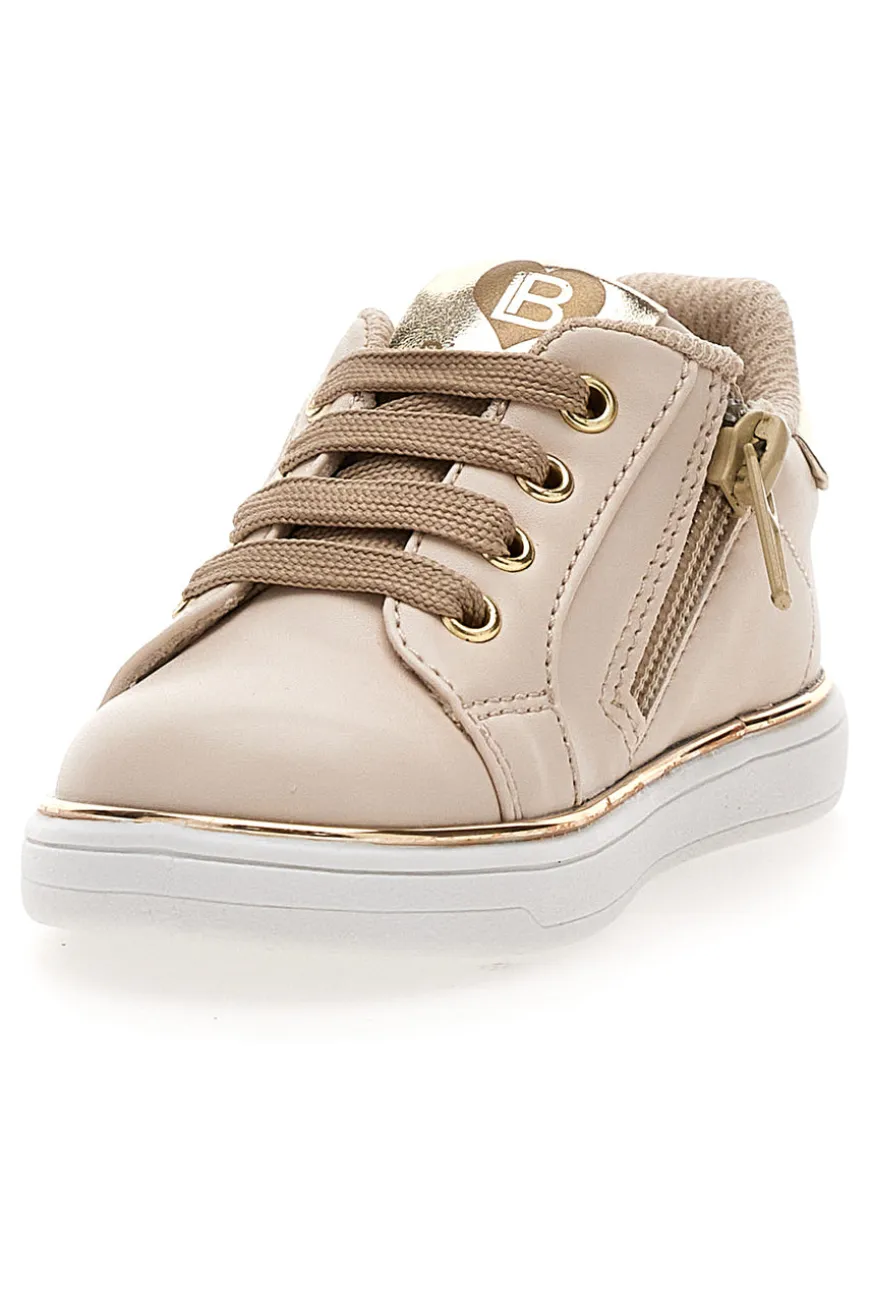 Sneakers rosa con dettagli oro Laura Biagiotti L97409510