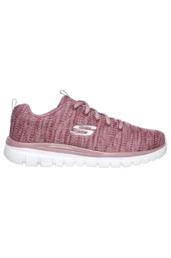 Sneakers Rosa SKECHERS Graceful - Twisted Fortune