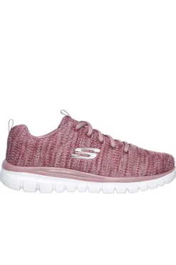 Sneakers Rosa SKECHERS Graceful - Twisted Fortune