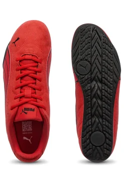 Sneakers rosse basse in suede Puma Catch SD
