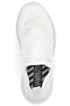 Sneakers Slip-On Cotton Belt Spirit Bianco