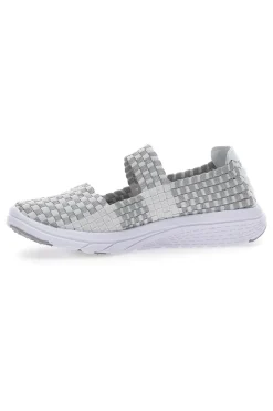 Sneakers Slip-on Overland 9610 Bianche e Grigie