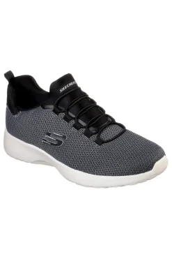 Sneakers sportive Black in mesh slip on con memory foam Skechers Dynamight