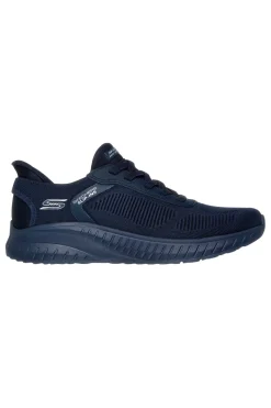 Sneakers sportive navy con Memory Foam e Slip-ins Skechers BOBS Squad Chaos Solid Step