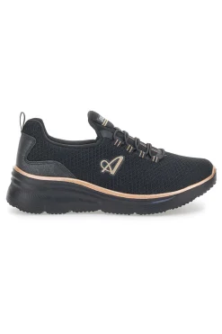 Sneakers Sportive Nere con Dettagli Oro Rosa AUSTRALIAN AUX2W505