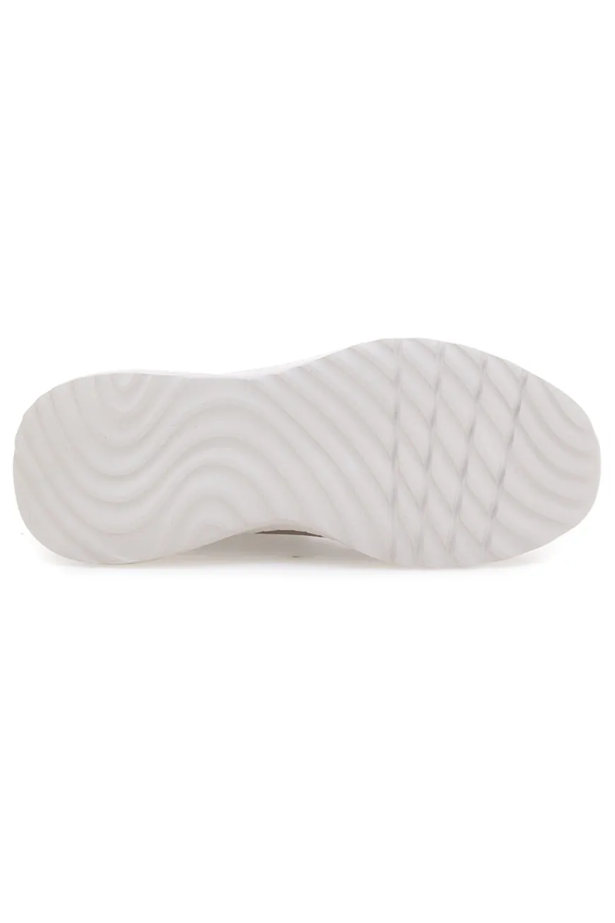 Sneakers sportive taupe con Memory Foam e Slip-ins Skechers BOBS Squad Chaos Solid Step