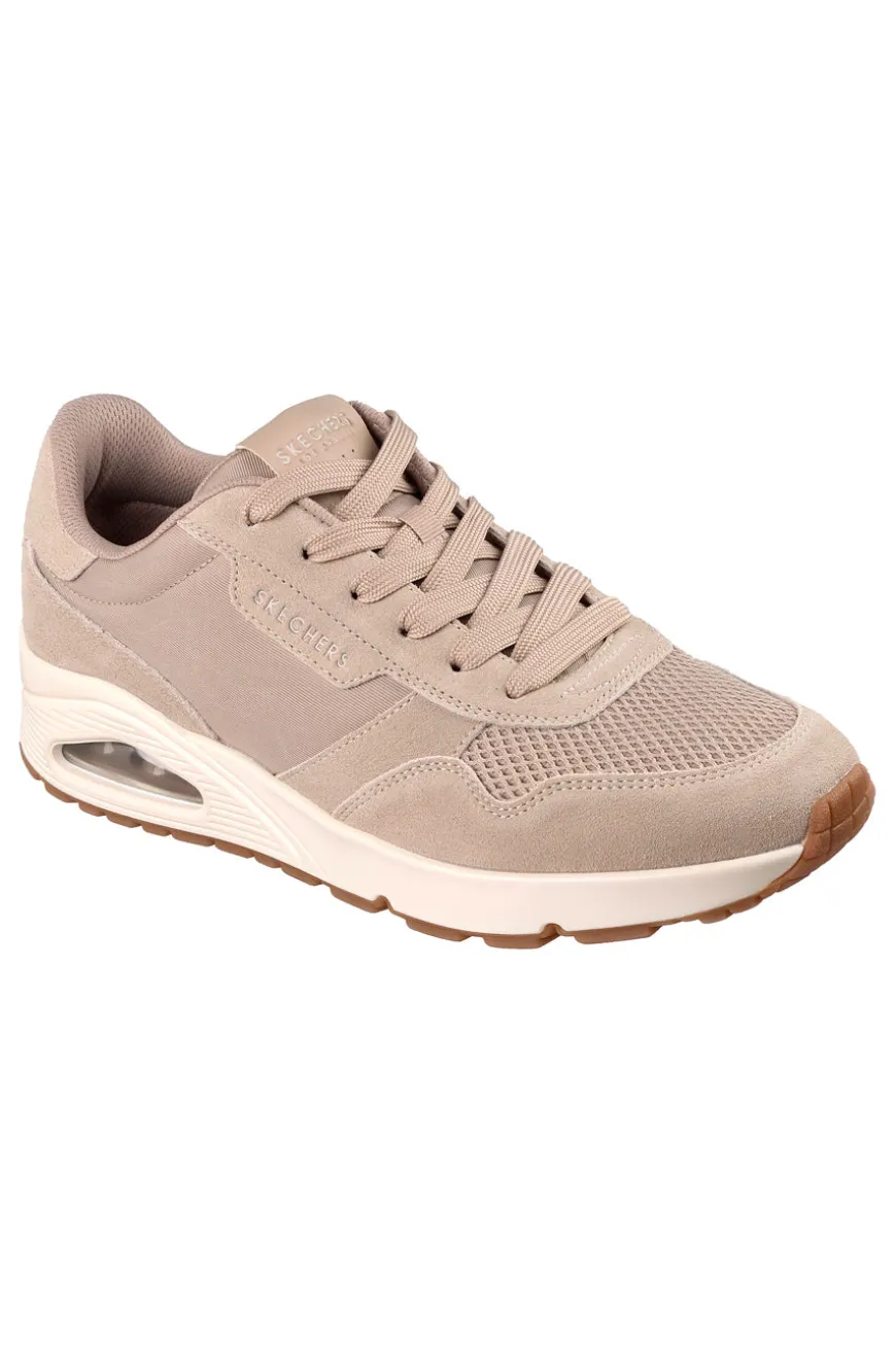 Sneakers taupe Air-Cooled Memory Foam Skechers Uno Vintage Air