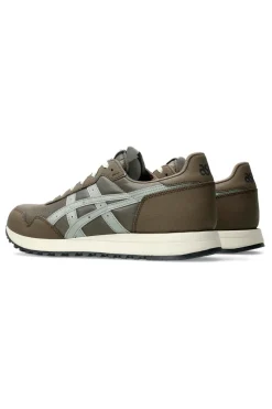 Sneakers Taupe con Dettagli Laterali Grigi ASICS TIGER RUNNER II