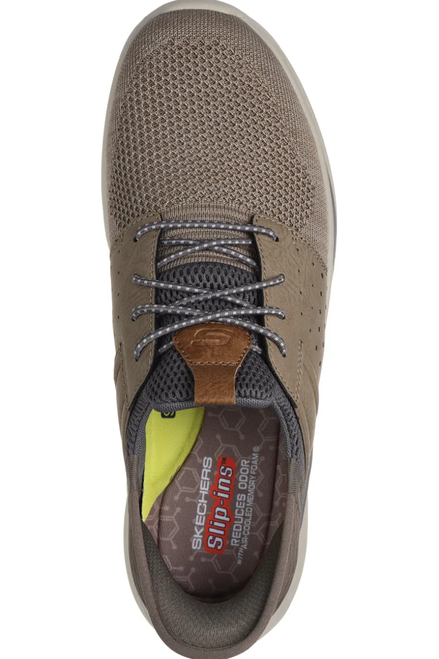 Sneakers Taupe da Uomo Skechers Slade Ocon