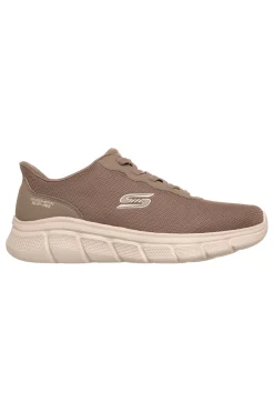 Sneakers taupe scuro Slip-Ins Memory Foam Skechers Bobs B Flex Glacial Edge