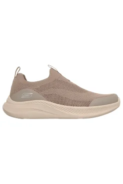 Sneakers taupe slip on in tessuto Skechers Bobs Moda Flex Broad Acre