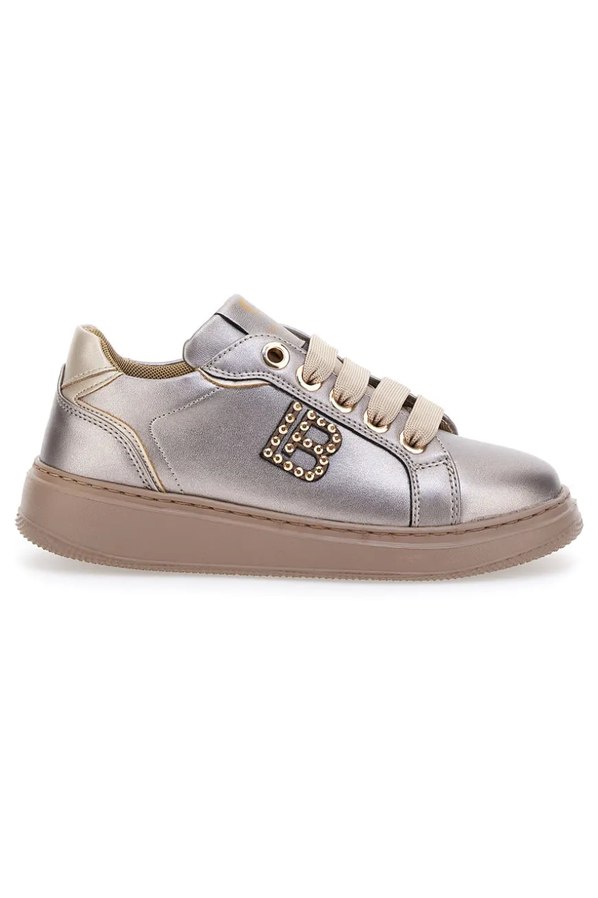Sneakers Tortora effetto metallizzato LAURA BIAGIOTTI 93939376