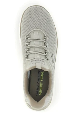 Sneakers tortora in mesh Skechers Summits Corlen