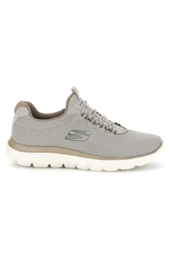 Sneakers tortora in mesh Skechers Summits Corlen
