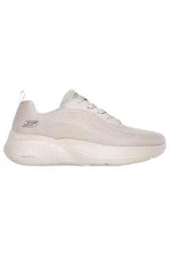 Sneakers vegan beige con tomaia traforata SKECHERS BOBS INFINITY VAPOR EXACT