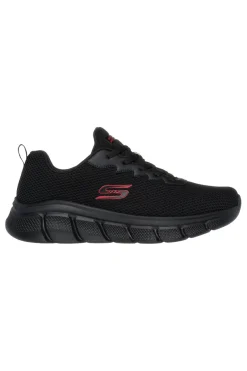 Sneakers Vegane Nere con Soletta in Memory Foam Skechers BOBS Sport B Flex - Chill Edge