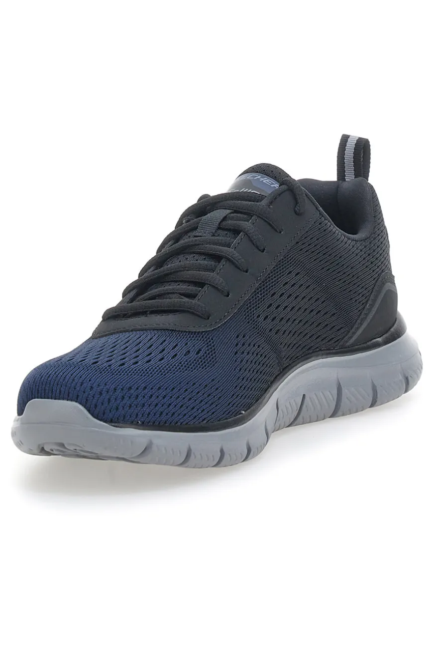 Sneakers Vegan Nere e Bianche Con Memory Foam Skechers Track - Ripkent