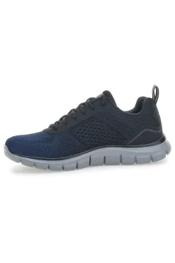 Sneakers Vegan Nere e Bianche Con Memory Foam Skechers Track - Ripkent