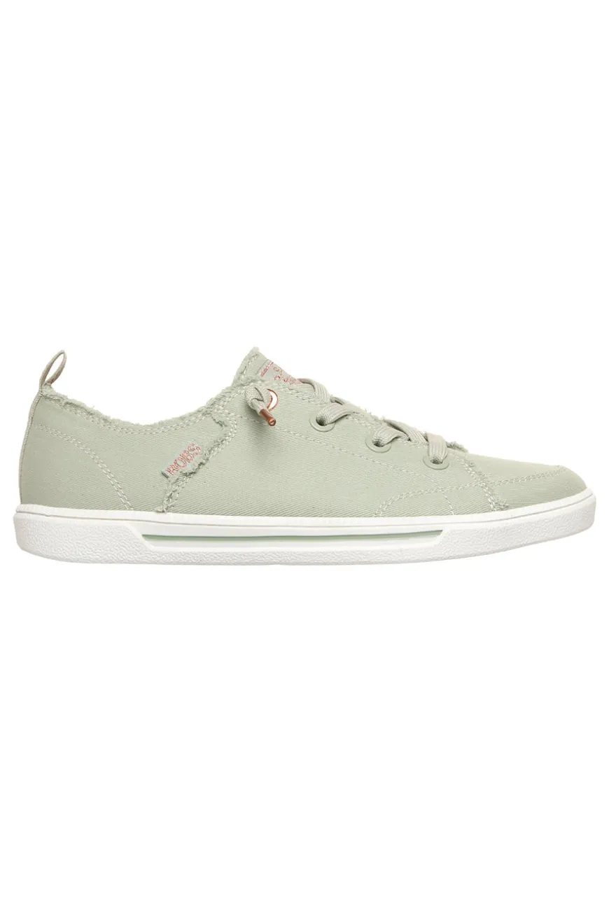 Sneakers verde menta in canvas sfrangiato Skechers B Cute 2.0