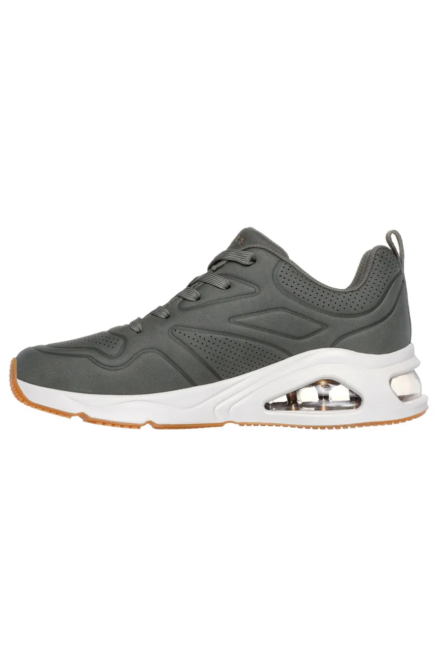 Sneakers Verde Oliva Skechers Tres-Air Uno Ah-mazing