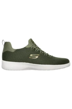 Sneakers verde oliva traspiranti con Memory Foam Skechers Dynamight