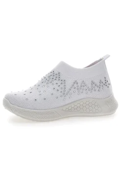 Socks Shoes Bianche con strass Coveri 218360
