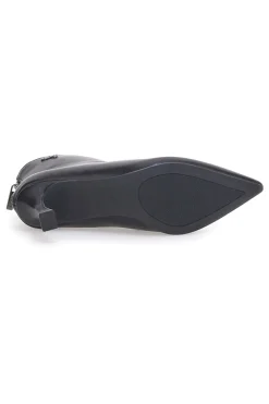 Spitze schwarze Stiefeletten mit mittelhohem Absatz NAZARENO GABRIELLI 3707