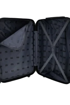 Starrer weißer kleiner Rollkoffer 4 Räder Prima riga PR168/P