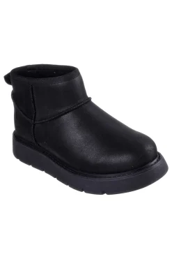 Stivaletti alla caviglia neri con pelo Skechers Keepsakes Lite - Snowbird