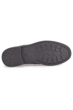 Stivaletti beatles marroni effetto spazzolato con elastici Johes land 180141