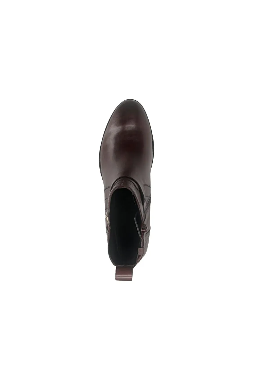 Stivaletti bordeaux in pelle caldi con fibbia Bagatt D15AMQ374000