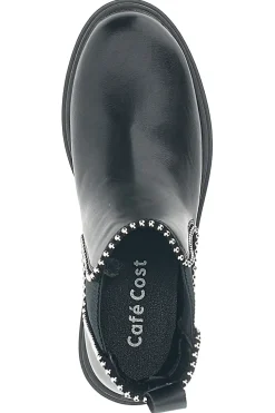 Stivaletti Chelsea Neri Con Inserti Metallici Cafe' Cost 200135