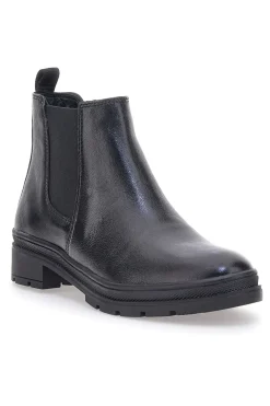 Stivaletti Chelsea neri in vera pelle PRIMA RIGA 602