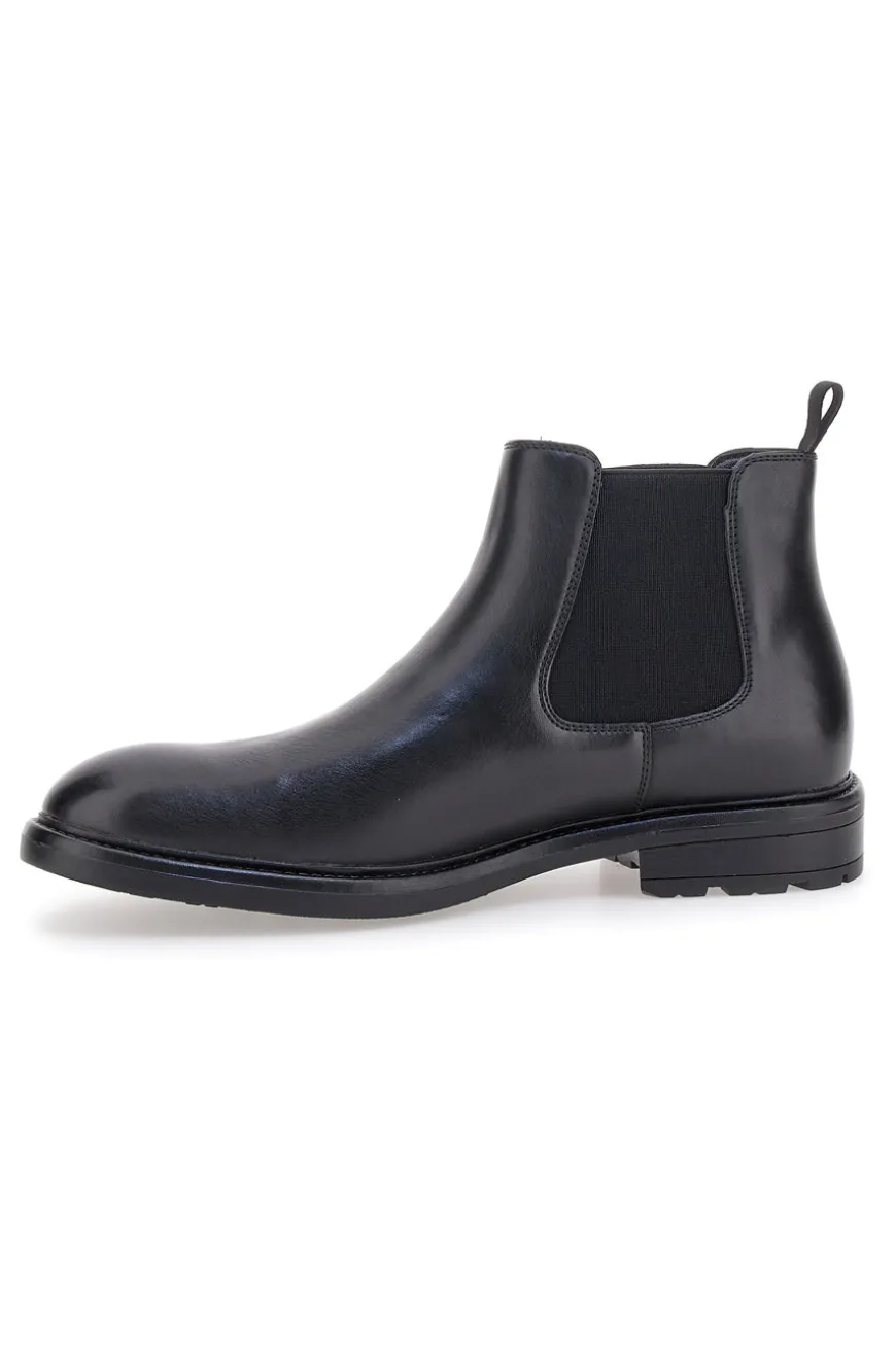Stivaletti Chelsea neri in vera pelle Ferré FU231C621