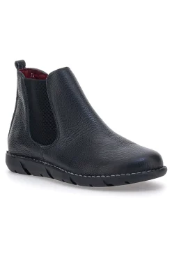 Stivaletti Chelsea Neri in Vera Pelle Pittarello Tierra 30756