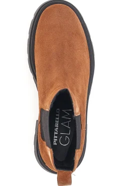 Stivaletti Cognac Chelsea Boots Pittarello Glam 855100