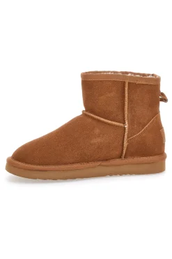 Stivaletti Marroni in Vera Pelle Scamosciata con Pelo Pittarello Wow 3551