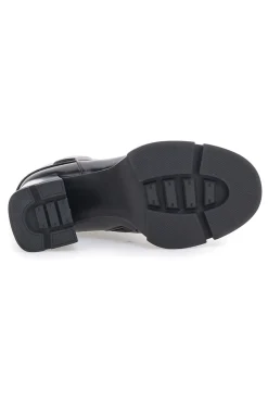 Stivaletti neri con gambale risvoltato alti SWISH 1X