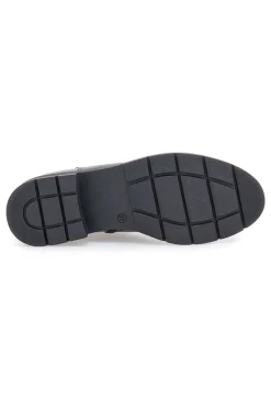 Stivaletti neri in pelle con morsetto Pittarello Class 849240