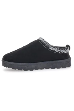 Stivaletti Pantofole con Pelo Nere Pittarello Love 1859