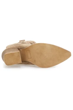 Stivaletti Texani Khaki Con Cerniera Cafè Cost H3W205816