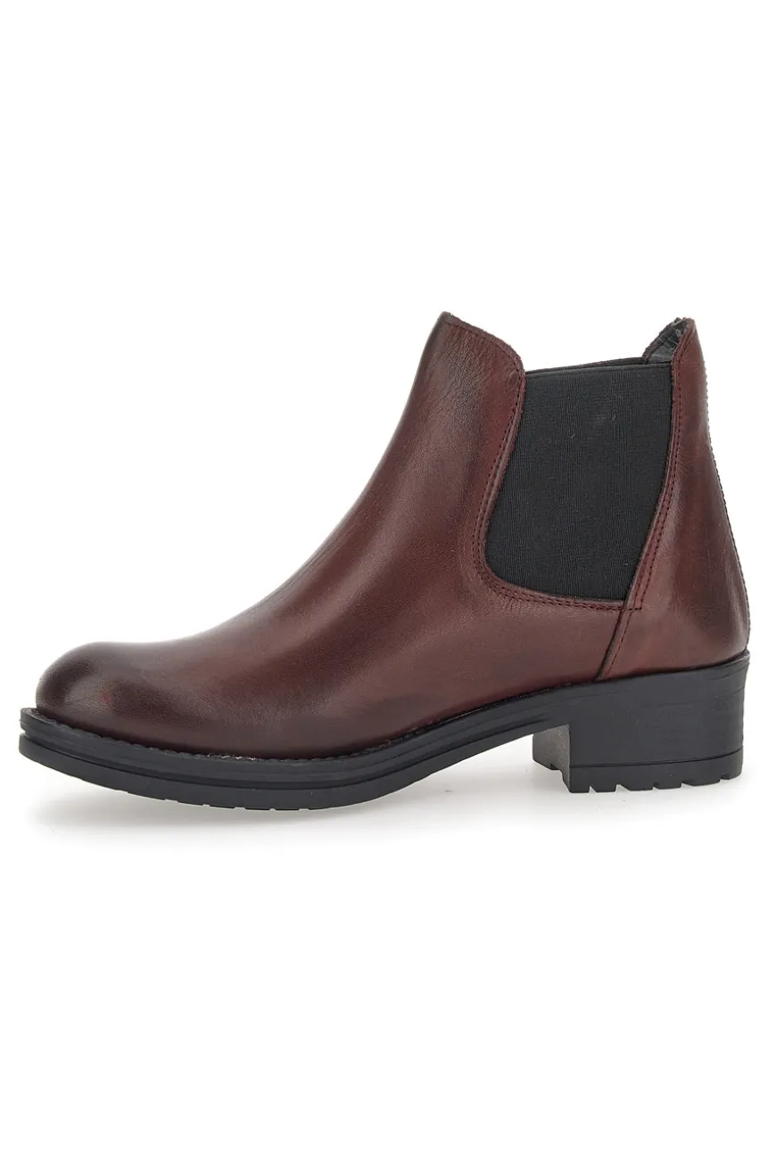 Stivaletto Chelsea Boots Pittarello Glam 10 Bordeaux