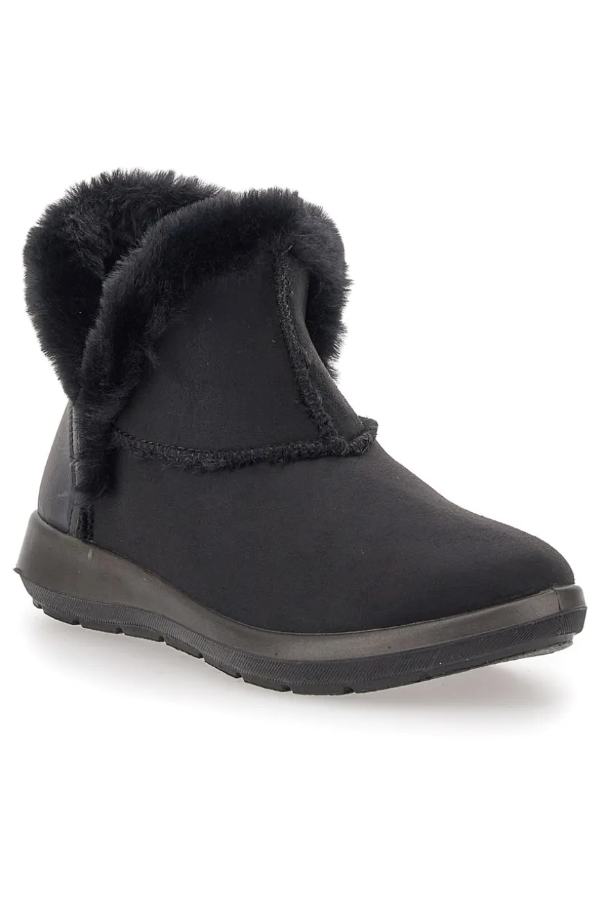 Stivaletto Nero Con Pelo Inblu WG022214