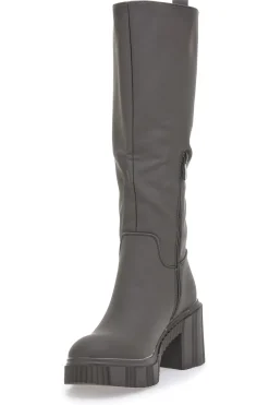 Stivali Grigio/Verdi Con Tacco a Blocco Dame Rose 837