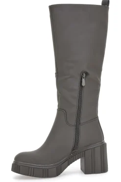 Stivali Grigio/Verdi Con Tacco a Blocco Dame Rose 837