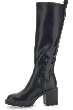 Stivali neri con platform e tacco largo Pittarello Capsule BT24182023B