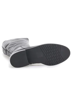 Stivali neri in vera pelle con zip laterale Pittarello Class RF24L447
