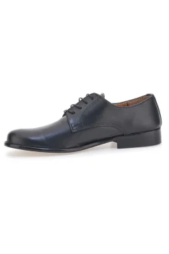 Stringate Classiche Nere con Tomaia in Pelle Made in Italy PITTARELLO 402