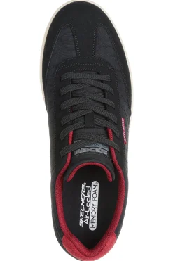 Stringate Nere con Soletta in Memory Foam SKECHERS PLACER VINSON