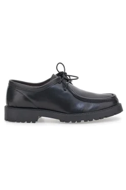 Stringate Nere in Vera Pelle Pittarello 1505
